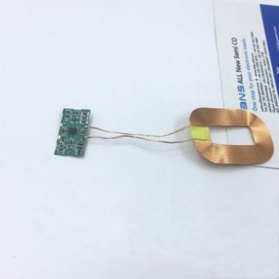 China Mobile phone use TI chip QI RX module 5V 600ma 3W receiver module high quality standard radio charging for sale