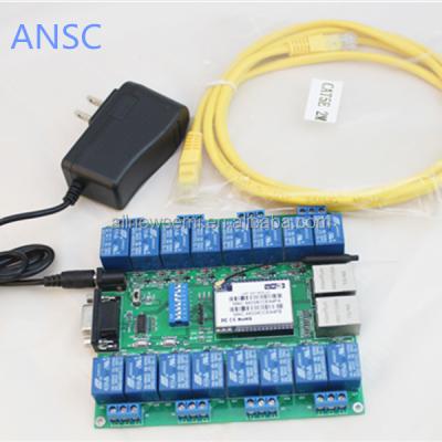 China wifi relay module network relay 16 remote control sealed way ANSC-SW16 for sale