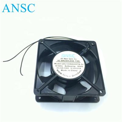 China 120x120x38mm 120mm Big Plastic AC Fan AC 220V 12038 High Quality Computer Electric Fan for sale