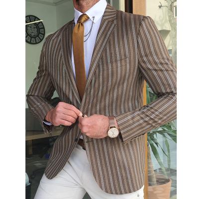 China 2021 New Autumn and Winter Men's Suit Fashion Coat Men's Casual Suit Coat Anti-wrinkle for sale