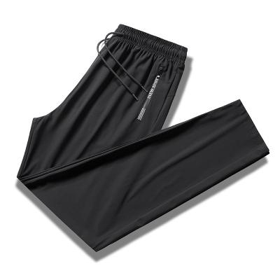 China Anti-Static Casual Summer Men's Elastic Ice Sports Ice Sports Silk Quick-Drying Pants Worked for sale