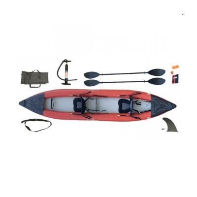 China High Quality PVC Tarpaulin Factory Sales 3-4 People Inflatable Boat Kayak PVC Drifting CN; Optional SHN color canoe for sale