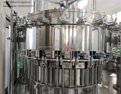 China Carbonated Beverage Drinks Filling Machinery / Bottled Soda Water Making Factory Built In China for sale