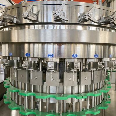 China Carbonated Soft Drink Beverage Making Machine , Automatic Gas Water Filling Machine Beverage Manufacturing Equipment for sale