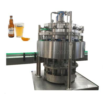 China Small Beverage Beer Bottle Filling Machine Carbonated Soda Water Making Machine / Lemonade Bottling Line With Glass Bottle for sale