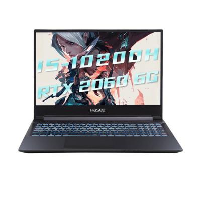 China Hasee Z8 RTX 3060 Core I5 ​​I7 8G 512G HDD Used Refurbished Laptop Wins 10 Game Laptop 15.6