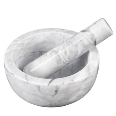 China Sustainable Kitchenware Marble Mortar And Pestle With Competitive Price for sale