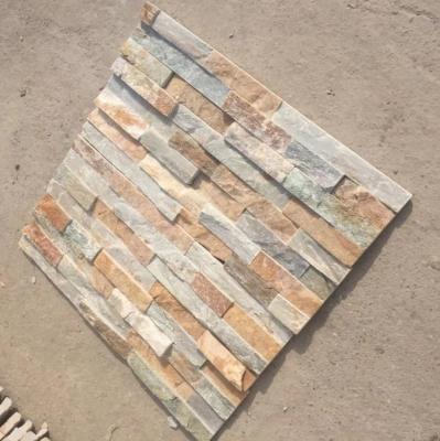 China Eco-Family Factory Direct Selling Stone Facade Culture Wall Ledge Stone Panels New for sale