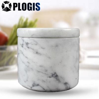 China Sustainable Hot Selling Marble Kitchen Accessories Spice Jar for sale