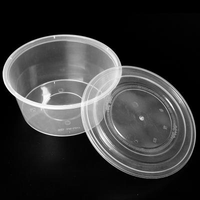 China Disposable Commercial Soup Plastic Bowl To Go Disposable Soup Bowl PP Bowls With Lids for sale