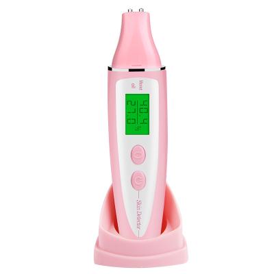 China Portable Skin Wrinkle Analysis Yumind Skin Moisture Tester LCD Show Digital Detector Pen Body Water Oil Analyzer Facial Machine for sale