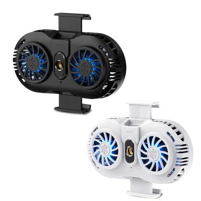 China 2020 New Design Gaming Live Mobile Phone Holder Mini Dual Cooling Fan AH-102 Heatsink for sale