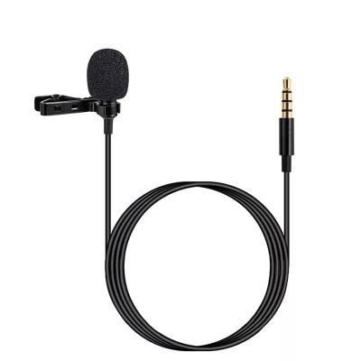 China Amazon Clip Microphone 2020 Mini Wired Lavalier Lapel Lavalier Microphone Microphone For Video Camera for sale