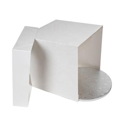 China 10 x 10 x 5 Cup Disposable Cake Plasti Packaging Box Birthday Cake Box Wholesale for sale