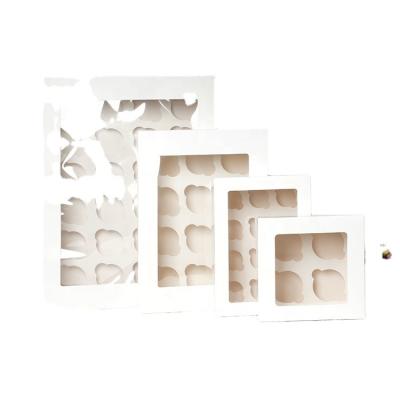 China Durable DIY Square Cake Box, Rectangular Cookie Box With PPT Cover, Push Pull Boxes for sale