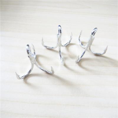 China 5/0 White High Carbon Steel All Maruseigo NL066 1/0 2/0 3/0 4/0 Treble Sizes Hooks for Fishing for sale