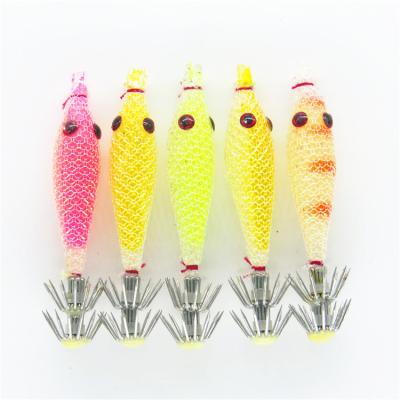 China Colorful Sea Fishing 1.5# Stainless Steel Jigging Squid Hooks for Fishing Squid for sale