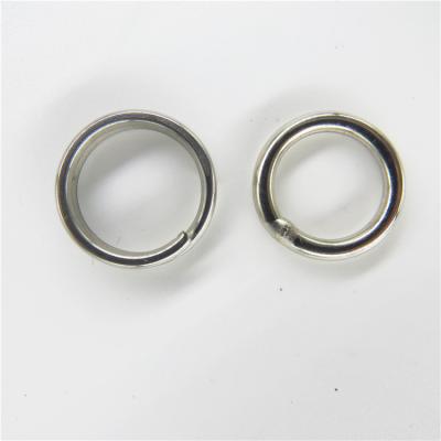 China Stainless Steel Material Very Good Quality High Test Fishing Split Solid Ring For Fishing for sale