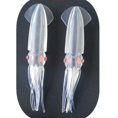 China Fishing 15cm transparent sweet squid syphilis for sale