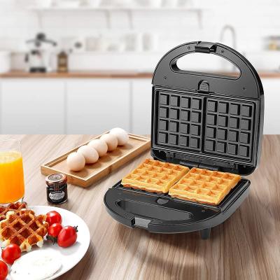 China 750W Thermostat Adjustable Detachable Non-Stick Non-Stick Coating Maker 3 in 1 Thermostat Sandwich Grill Belgian Waffle Grill for sale