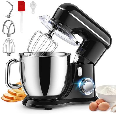 China Electric Hook Mixer Kitchen Design 5.5L 6.5L 1300W Commercial Food Mixers Machine Large Dough Tilt Head for sale