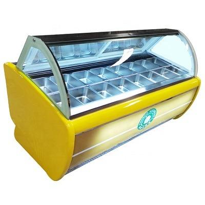 China Single-Temperature Ice Cream Cake Display Freezer for sale