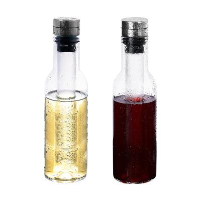 China Quick Cooler Decanter Wine Bottle Cooler Ice Wine Decanter Wine Fridge for sale