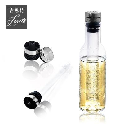 China Quick Decanter Crystal Wine Cooler Decanter Wine Fridge Insulated Dispenser Wine and Beverage Coolers for sale