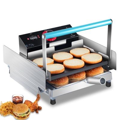 China Hotels McDonalds Hamburger Making Machine Stainless Steel High Productivie Burger Machine for sale