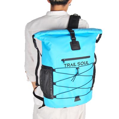 China Waterproof Cooler Bag Customized Logo Color Water Bottle Lunch Beer Wine Cooler Backpack for sale