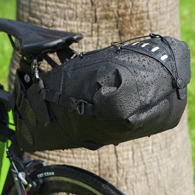 China Water Proof Saddle Bag Custom Logo Bicycle Bags Waterproof Bike Saddle Bag for sale