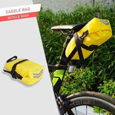 China 2021 Fashion Bike Seat Saddle Frame Tail Outdoor Recycling Bag Waterproof PVC Bicycle Saddle Bag for sale