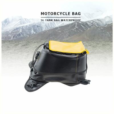 China 1000D PVC Long Lasting Waterproof Soft Tank Bag Motorcycle Bag for sale