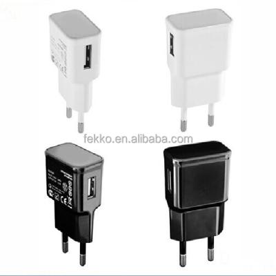 China Dual Port Cell Phone USB Wall Charger (24-Watt) Compatible for iPhone for Samsung Phone - White/Black for sale