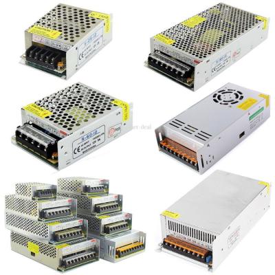 China Industrial Automation/LED Power Supply 5V/12V/24V DC to AC 1A/10A/30A/50A/70A Power Case Metal Switching Power Supply UPS for sale