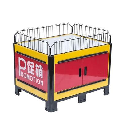 China Promotion Supermarket Equipment Shelf Rack Metal Grocery Shelves Sale Cold Rolled Steel Promotional Products Table for sale