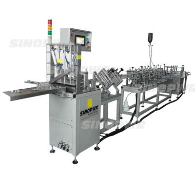 China Food PVC Cylinder Box PVC Folding Machine for sale