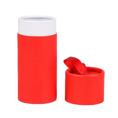 China Recycled Materials Logo Printing Round Paper Tube Custom Box For Packaging Eco Friendly Cylinder Packaging Box for sale