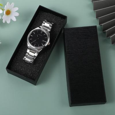 China Customized Hot Stamping Luxury Gift Boxes Handmade Logo Watch Packaging Paper Rigid Small Cardboard Boxes For Elegant Texture Watches for sale