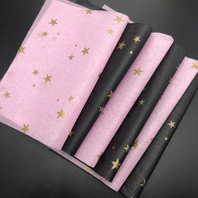 China Gift Wrapping Paper Factory Supplying Brand Logo Garment Gift Custom Printed Tissue Paper Sheets For Shoes Clothing Packaging Wrapping Tissue Paper for sale