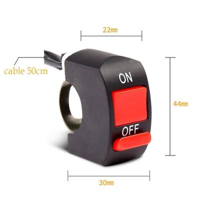 China On Off Switch Universal Motorcycle Headlight Switch Waterproof Motorcycle Handlebar Switch On Off Switch For Motorcycle for sale