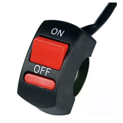 China On Off Switch Hot Sale Universal Motorcycle Handlebar Switches Motorcycle On /Off Light Switch Motorcycle Overtaking Switch for sale