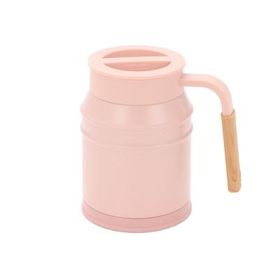 China 2021 Stainless Steel Kettle Vacuum Flasks PORTABLE Intelligent Electric Suction Cup Thermo Bottle for sale