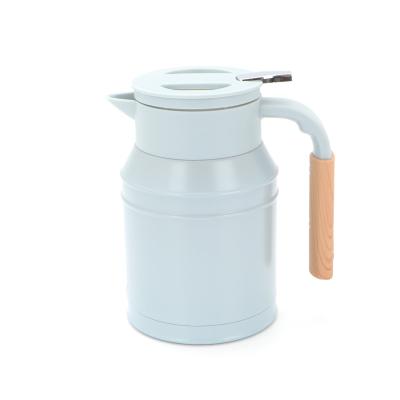 China PORTABLE Electric Gold Plated lnsulated Stainless Steel Coffee Thermo Teapot Pot Hot Food Warmer for sale