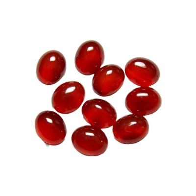 China Red Agate 10x8mm 10x8MM Carnelian Oval Gemstone Cabochon for sale