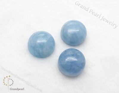 China None Cabochon_Round blue green 10mm - semi-precious stone for sale