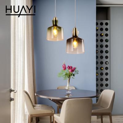 China HUAYI Modern Simple Style 7W 8W 60W Home Decoration Living Room Hotel LED Indoor Pendant Light for sale