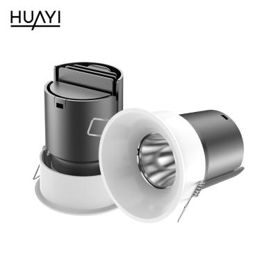 China HUAYI modern simple low power consumption indoor aluminum 7W 9W 12W changing room around commercial LED spotlight for sale