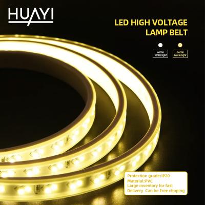 China HUAYI 4.5w 6.5w 9w IP20 Residential High Pressure Flexible Bar Stair Indoor Decoration LED Strip Light for sale