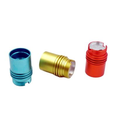 China Low Volume Non-standard Aluminum Metal Machining CNC Parts Aluminum Red Green Yellow Anodized Spare Parts for sale